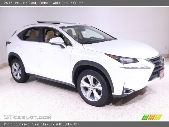 2017 Lexus NX 200t in Eminent White Pearl