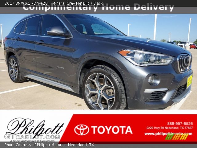 2017 BMW X1 xDrive28i in Mineral Grey Metallic