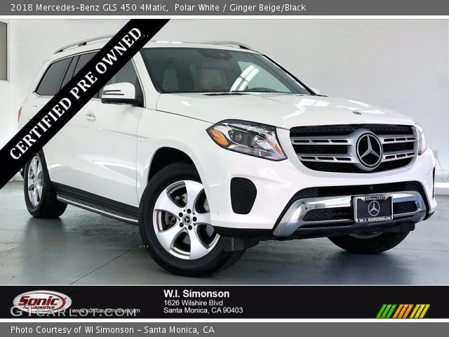 2018 Mercedes-Benz GLS 450 4Matic in Polar White