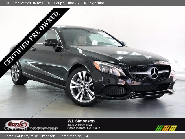 2018 Mercedes-Benz C 300 Coupe in Black