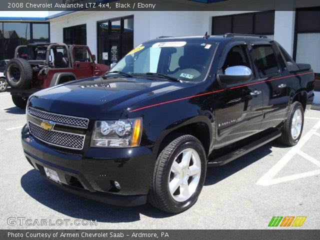 2008 Chevrolet Avalanche LTZ 4x4 in Black
