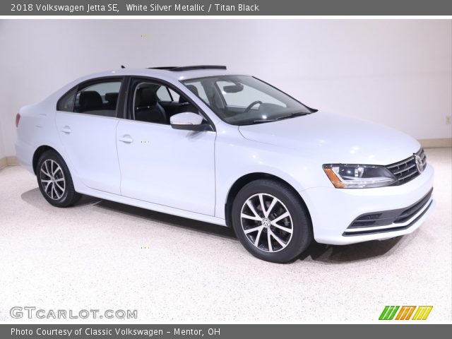 2018 Volkswagen Jetta SE in White Silver Metallic
