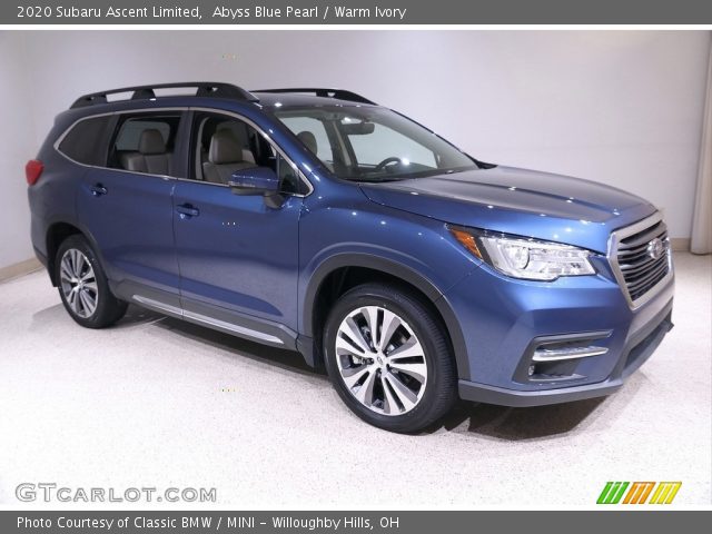 2020 Subaru Ascent Limited in Abyss Blue Pearl