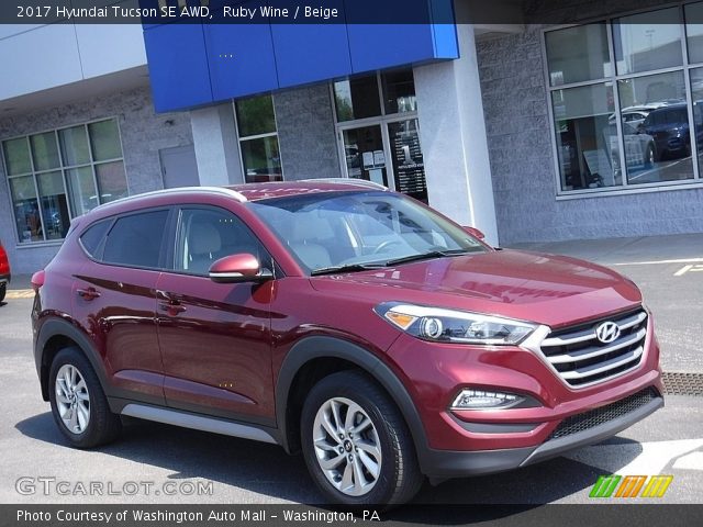 2017 Hyundai Tucson SE AWD in Ruby Wine