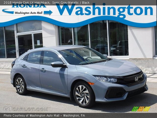 2018 Honda Civic LX Hatchback in Sonic Gray Metallic