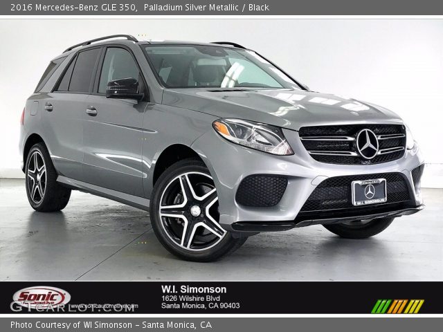 2016 Mercedes-Benz GLE 350 in Palladium Silver Metallic