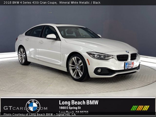 2018 BMW 4 Series 430i Gran Coupe in Mineral White Metallic