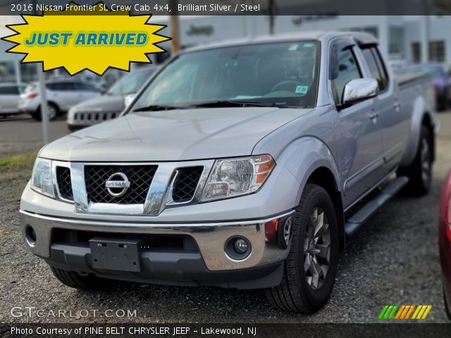 2016 Nissan Frontier SL Crew Cab 4x4 in Brilliant Silver