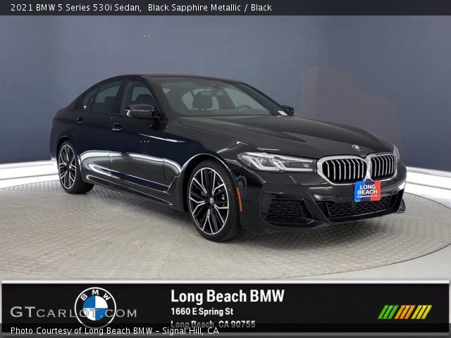 2021 BMW 5 Series 530i Sedan in Black Sapphire Metallic