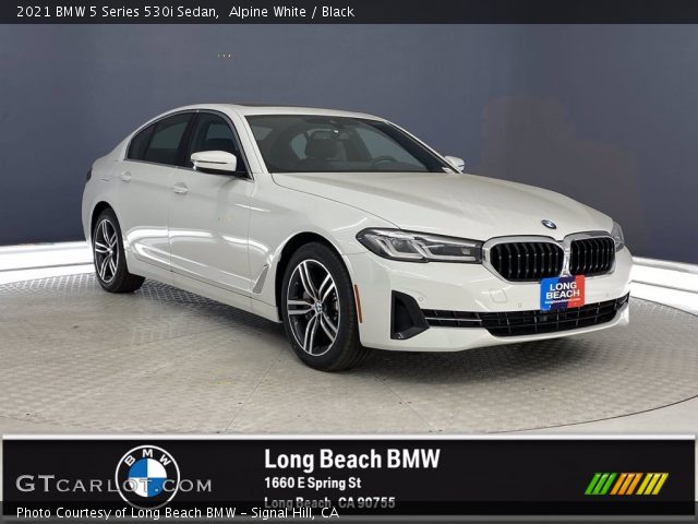 2021 BMW 5 Series 530i Sedan in Alpine White