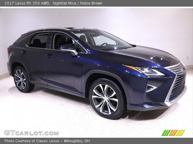 2017 Lexus RX 350 AWD in Nightfall Mica