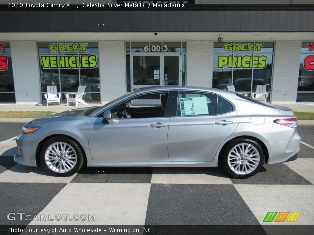 2020 Toyota Camry XLE in Celestial Silver Metallic