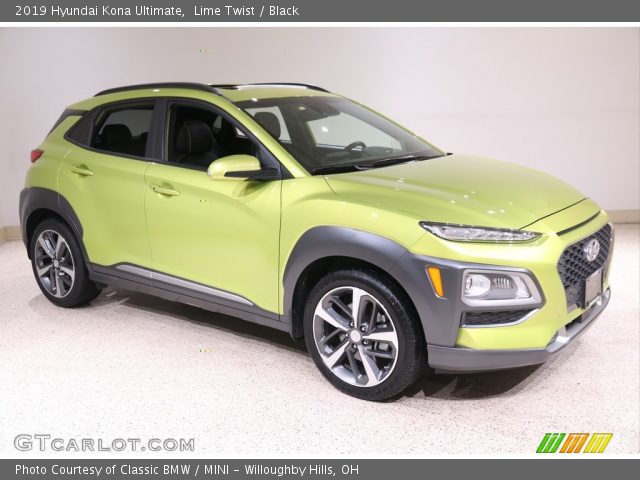 2019 Hyundai Kona Ultimate in Lime Twist