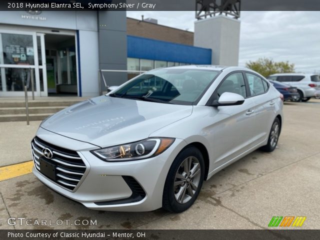 2018 Hyundai Elantra SEL in Symphony Silver