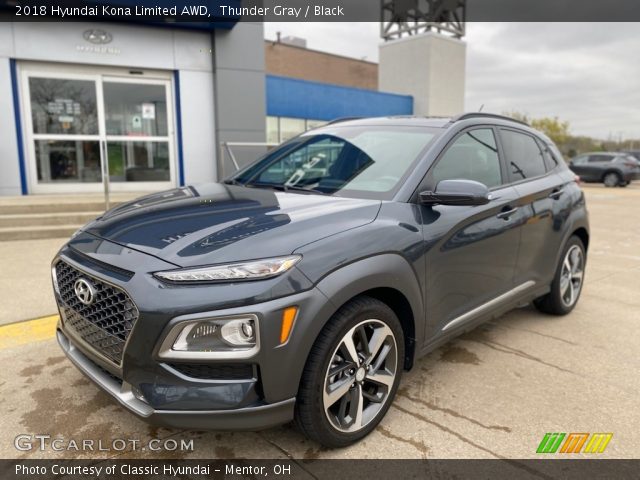 2018 Hyundai Kona Limited AWD in Thunder Gray