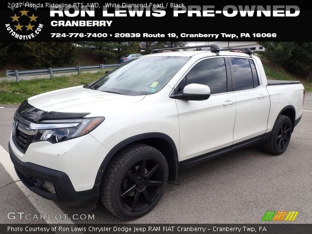 2017 Honda Ridgeline RTS AWD in White Diamond Pearl