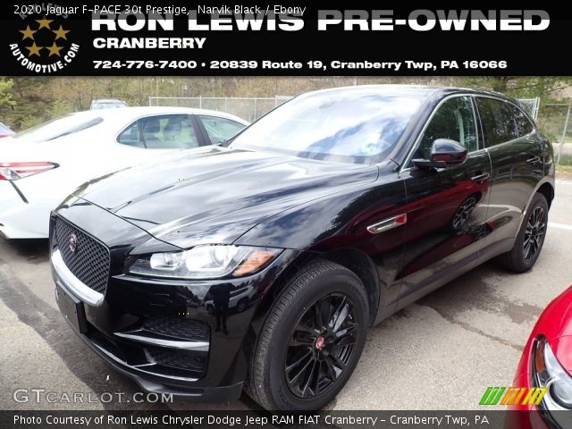 2020 Jaguar F-PACE 30t Prestige in Narvik Black