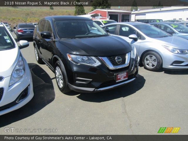 2018 Nissan Rogue S in Magnetic Black