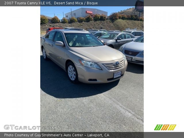 2007 Toyota Camry XLE V6 in Desert Sand Mica