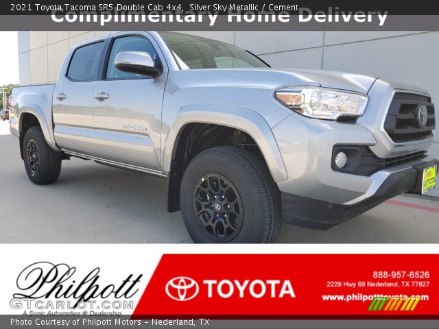 2021 Toyota Tacoma SR5 Double Cab 4x4 in Silver Sky Metallic