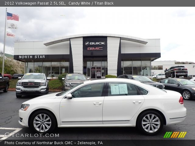 2012 Volkswagen Passat 2.5L SEL in Candy White