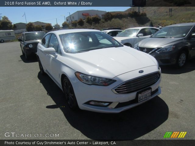 2018 Ford Fusion SE AWD in Oxford White