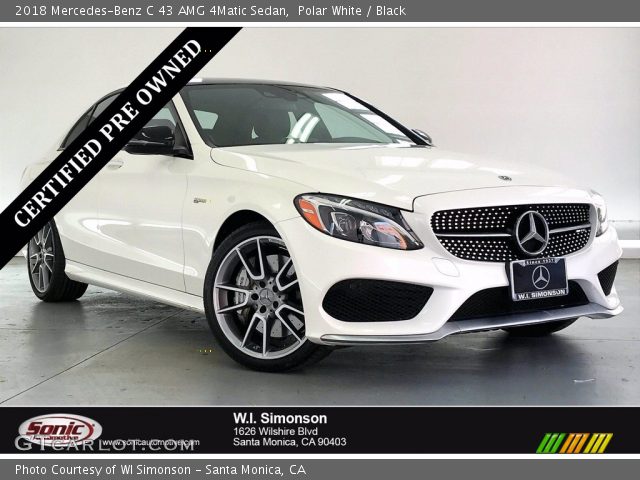 2018 Mercedes-Benz C 43 AMG 4Matic Sedan in Polar White