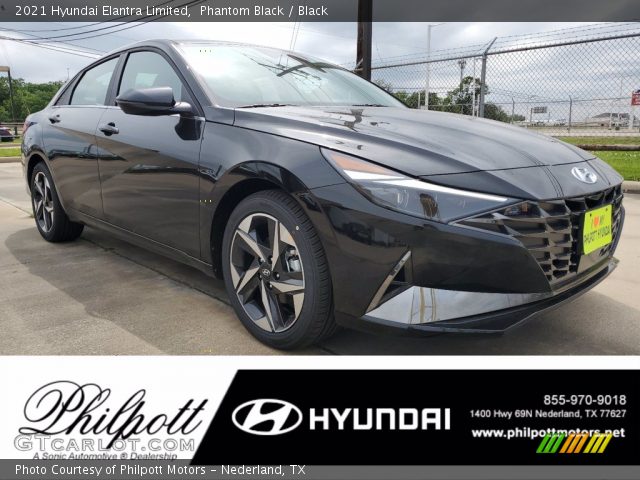 2021 Hyundai Elantra Limited in Phantom Black