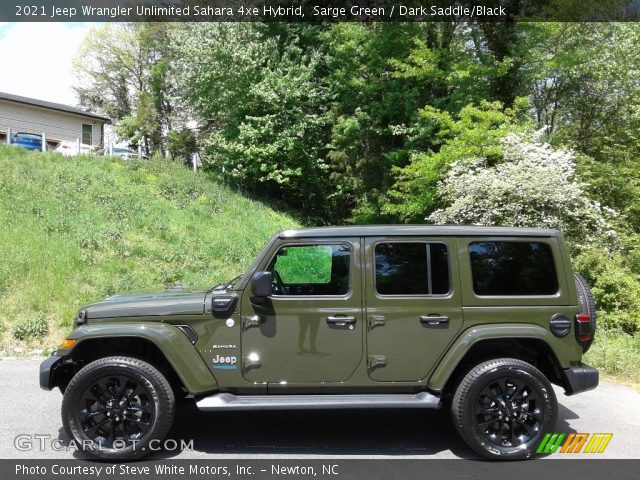 2021 Jeep Wrangler Unlimited Sahara 4xe Hybrid in Sarge Green