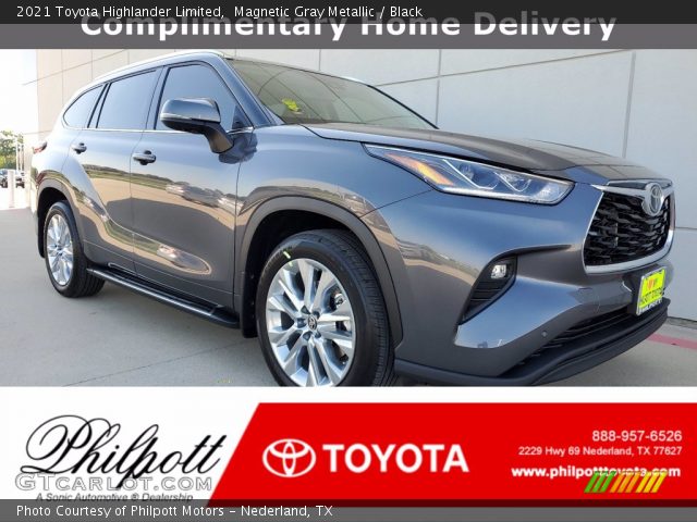 2021 Toyota Highlander Limited in Magnetic Gray Metallic