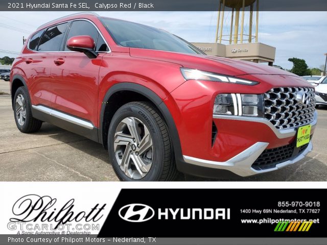2021 Hyundai Santa Fe SEL in Calypso Red