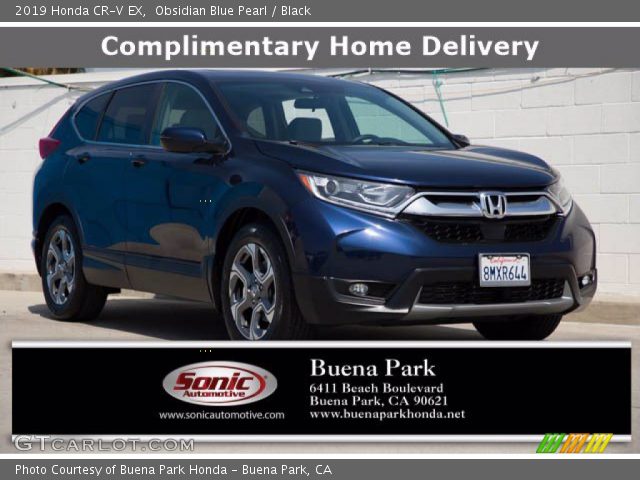 2019 Honda CR-V EX in Obsidian Blue Pearl