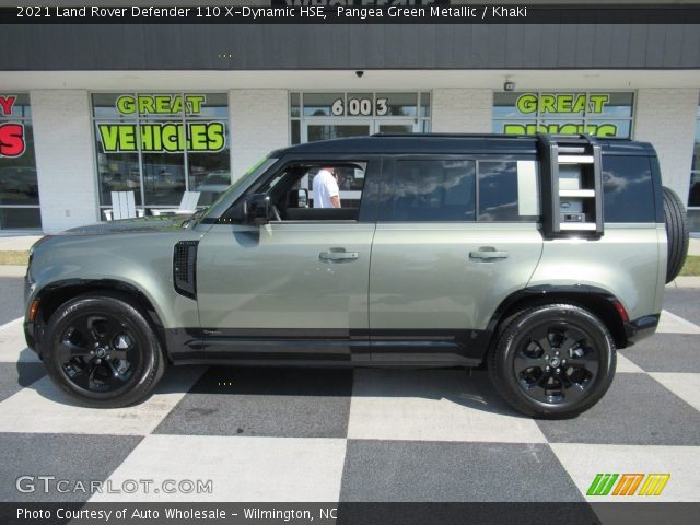 2021 Land Rover Defender 110 X-Dynamic HSE in Pangea Green Metallic