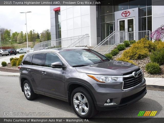 2015 Toyota Highlander Limited AWD in Predawn Gray Mica