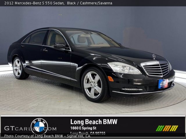 2012 Mercedes-Benz S 550 Sedan in Black