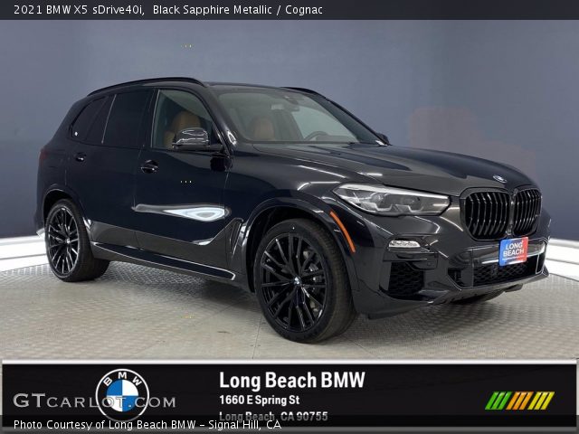 2021 BMW X5 sDrive40i in Black Sapphire Metallic