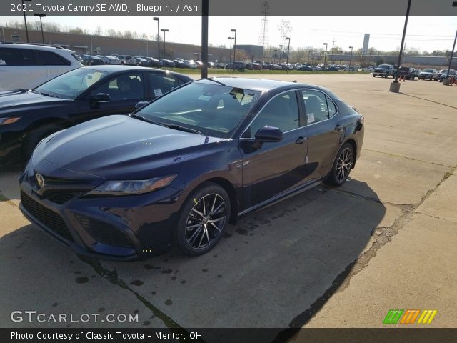 2021 Toyota Camry SE AWD in Blueprint