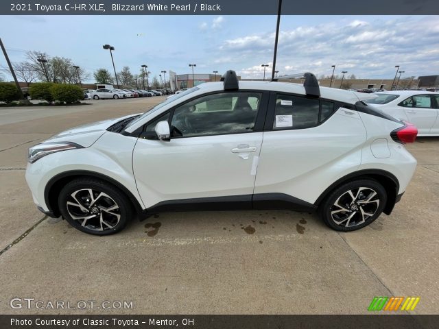 2021 Toyota C-HR XLE in Blizzard White Pearl