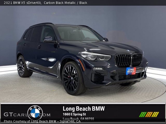2021 BMW X5 sDrive40i in Carbon Black Metallic