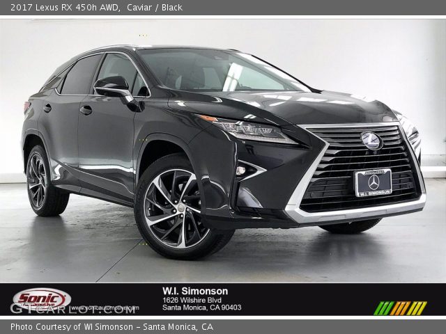 2017 Lexus RX 450h AWD in Caviar