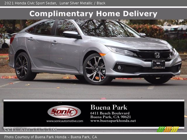 2021 Honda Civic Sport Sedan in Lunar Silver Metallic