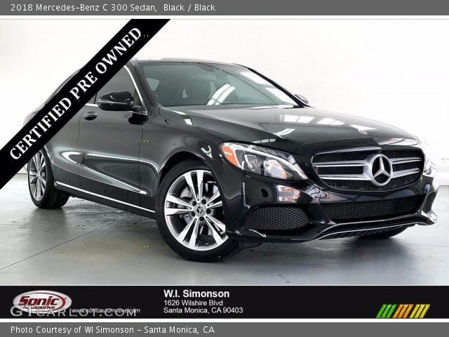 2018 Mercedes-Benz C 300 Sedan in Black