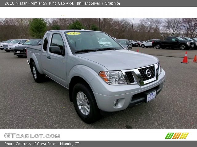 2018 Nissan Frontier SV King Cab 4x4 in Brilliant Silver