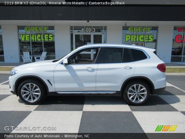 2019 BMW X3 sDrive30i in Mineral White Metallic