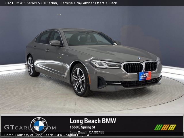 2021 BMW 5 Series 530i Sedan in Bernina Gray Amber Effect