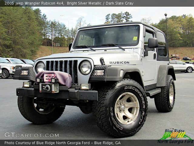 2005 Jeep Wrangler Rubicon 4x4 in Bright Silver Metallic