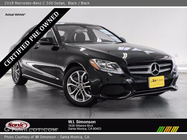 2018 Mercedes-Benz C 300 Sedan in Black