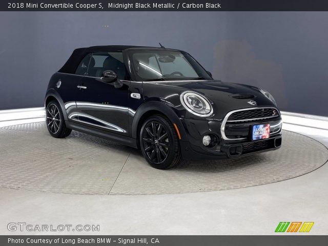 2018 Mini Convertible Cooper S in Midnight Black Metallic