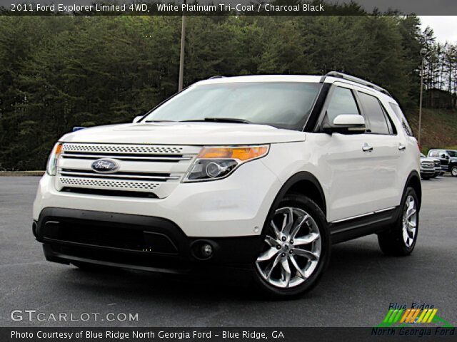 2011 Ford Explorer Limited 4WD in White Platinum Tri-Coat
