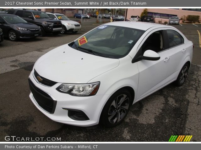 2017 Chevrolet Sonic Premier Sedan in Summit White